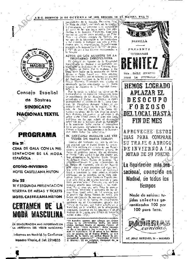 ABC MADRID 16-10-1960 página 76