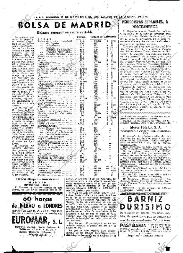 ABC MADRID 16-10-1960 página 90