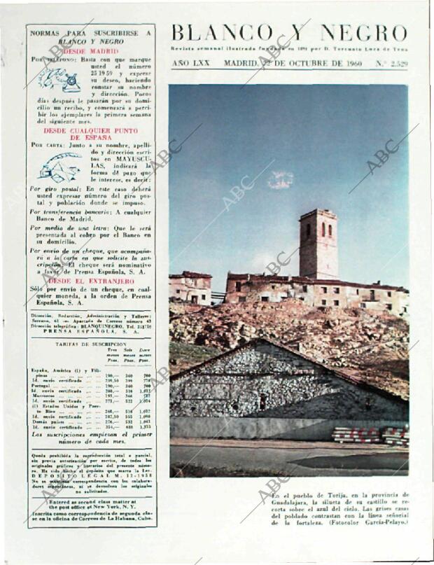 BLANCO Y NEGRO MADRID 22-10-1960 página 3