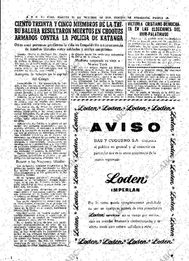 ABC SEVILLA 25-10-1960 página 19