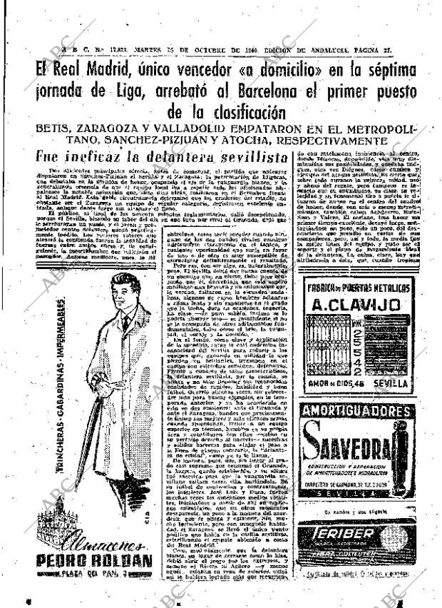 ABC SEVILLA 25-10-1960 página 31