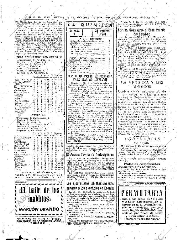 ABC SEVILLA 25-10-1960 página 36