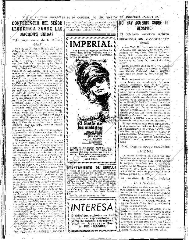 ABC SEVILLA 26-10-1960 página 28