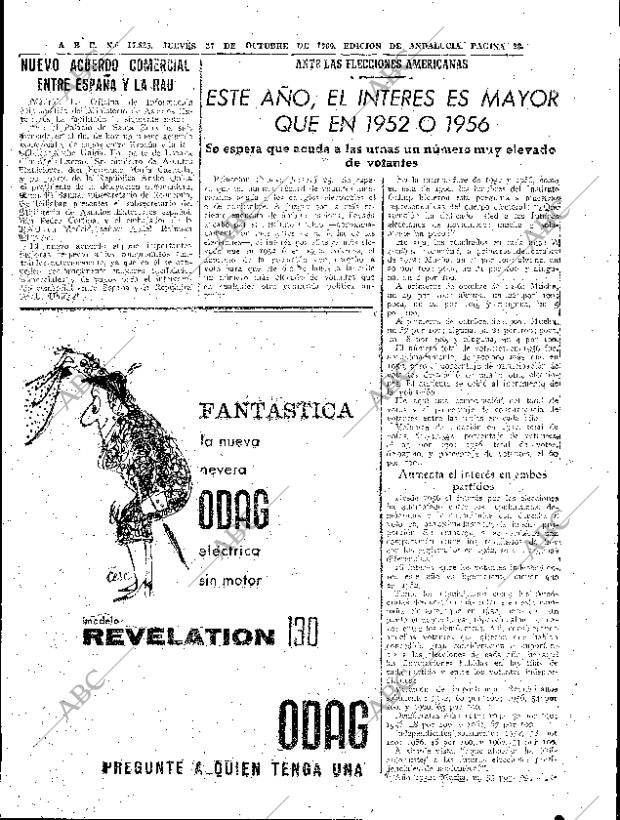 ABC SEVILLA 27-10-1960 página 23