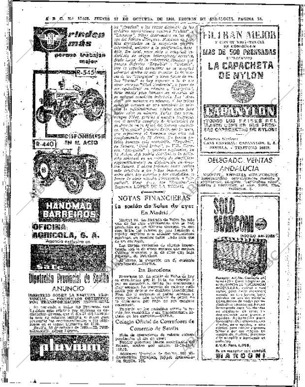 ABC SEVILLA 27-10-1960 página 28