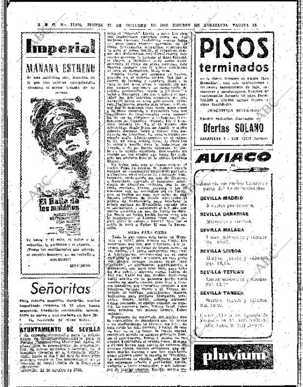 ABC SEVILLA 27-10-1960 página 34