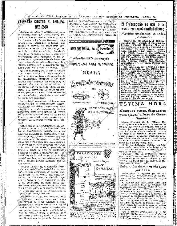 ABC SEVILLA 28-10-1960 página 20