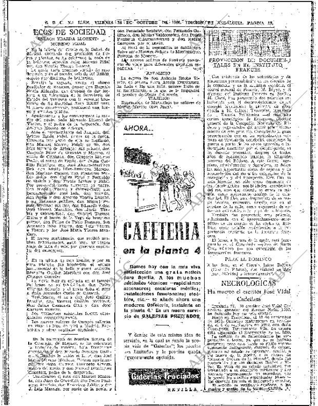 ABC SEVILLA 28-10-1960 página 28