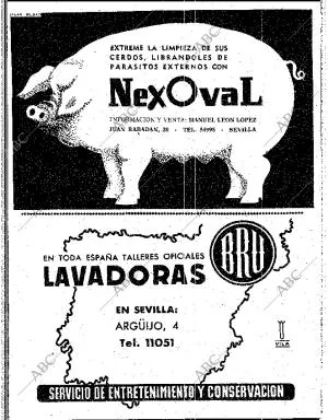 ABC SEVILLA 30-10-1960 página 54