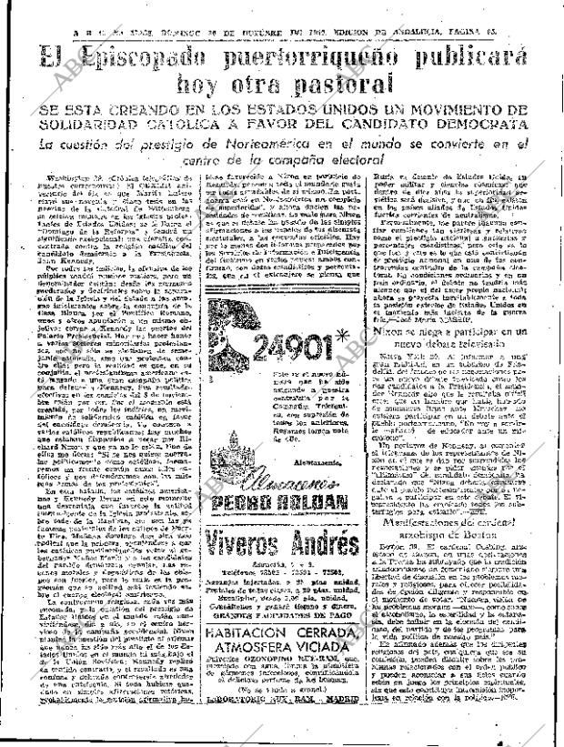 ABC SEVILLA 30-10-1960 página 65
