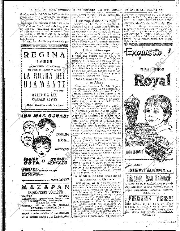 ABC SEVILLA 30-10-1960 página 72
