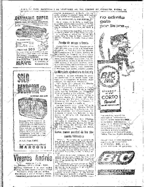 ABC SEVILLA 02-11-1960 página 30