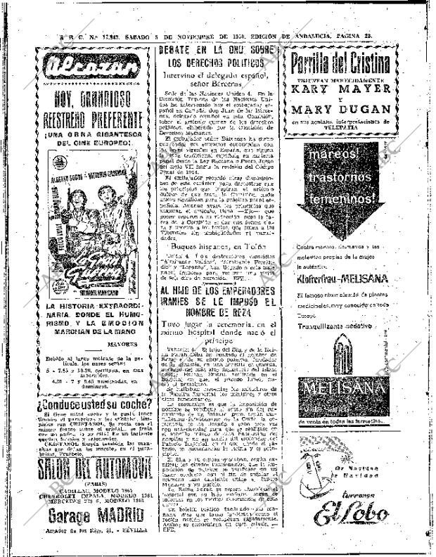 ABC SEVILLA 05-11-1960 página 20
