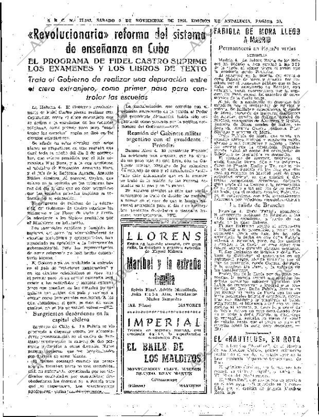 ABC SEVILLA 05-11-1960 página 25