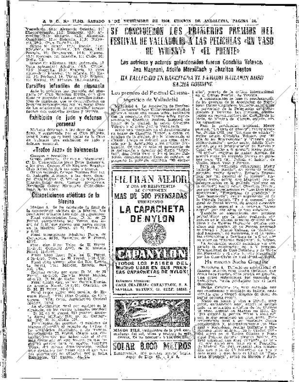 ABC SEVILLA 05-11-1960 página 32
