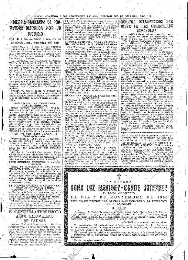 ABC MADRID 06-11-1960 página 113