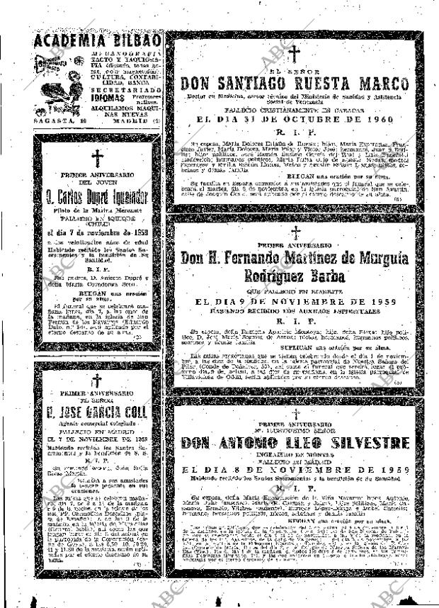ABC MADRID 06-11-1960 página 124