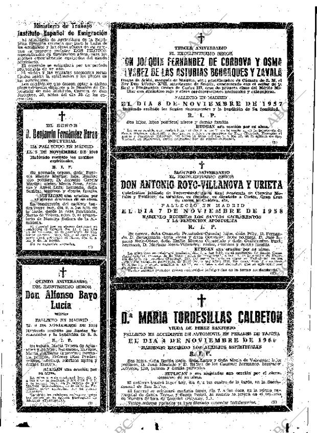 ABC MADRID 06-11-1960 página 125