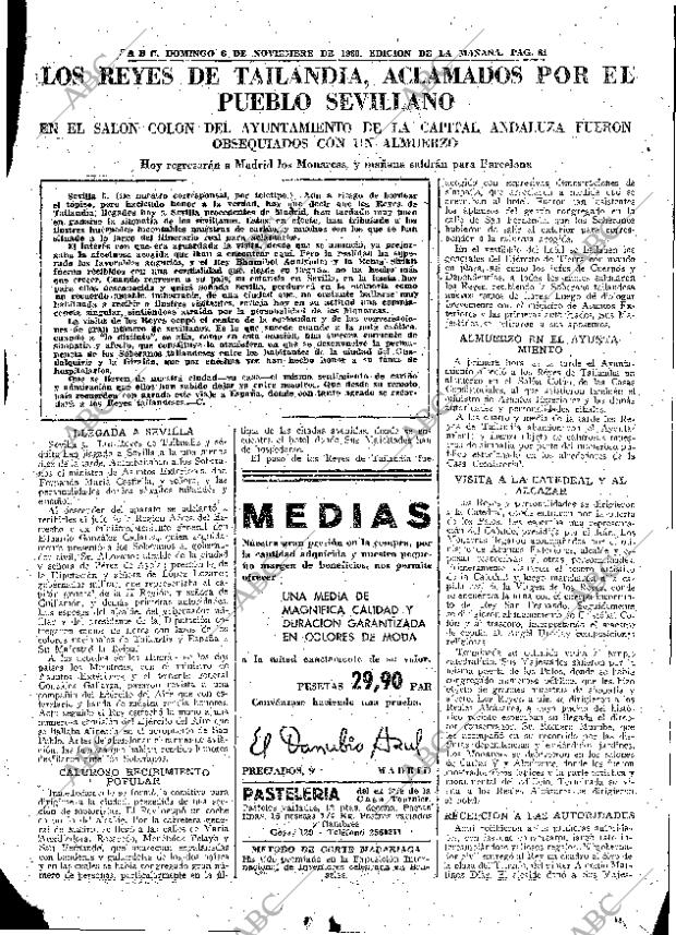 ABC MADRID 06-11-1960 página 81