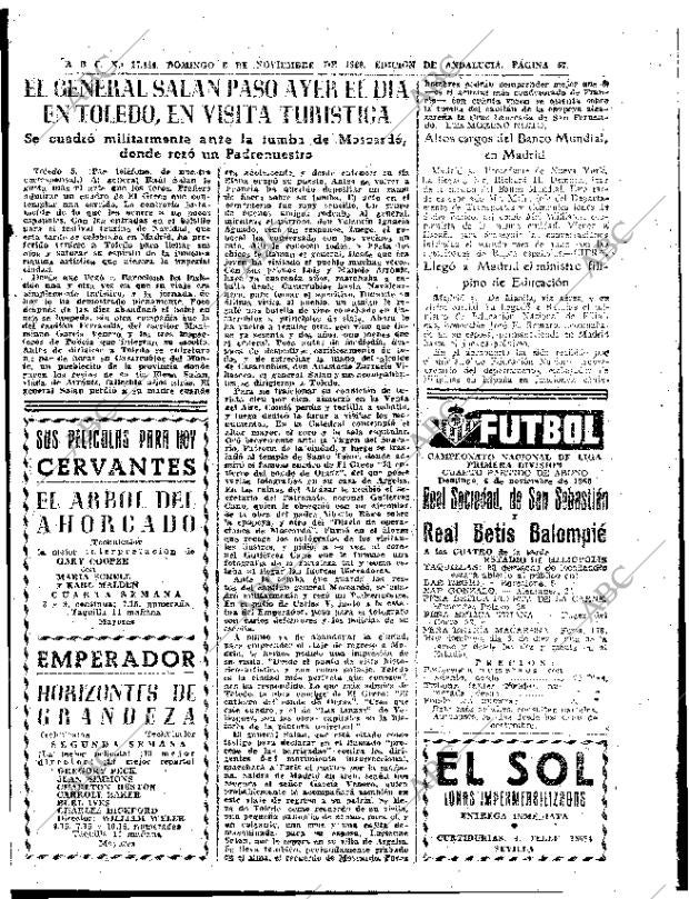 ABC SEVILLA 06-11-1960 página 57