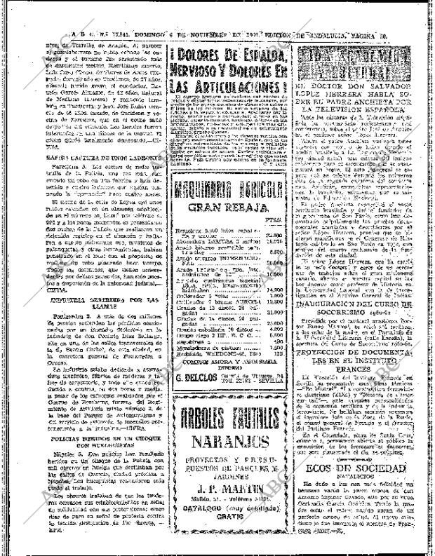 ABC SEVILLA 06-11-1960 página 60