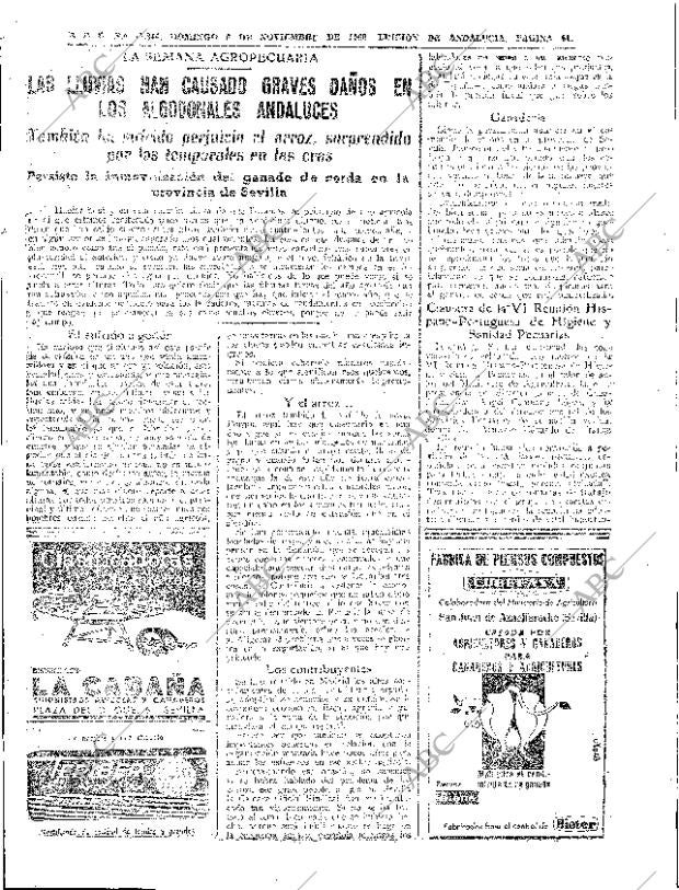 ABC SEVILLA 06-11-1960 página 61