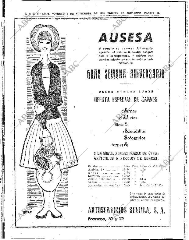 ABC SEVILLA 06-11-1960 página 64
