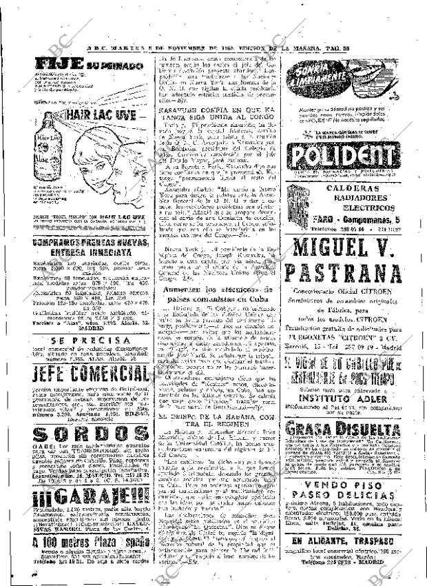 ABC MADRID 08-11-1960 página 58
