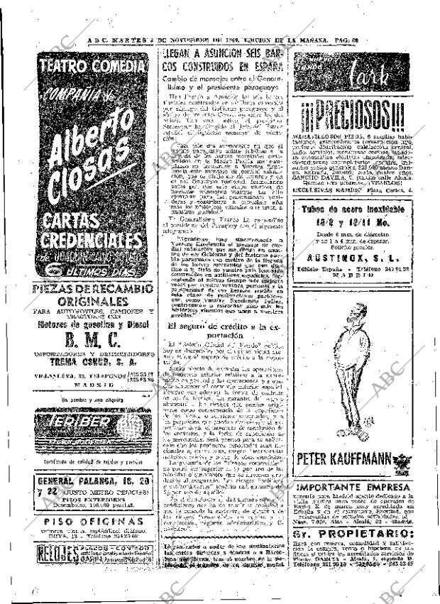 ABC MADRID 08-11-1960 página 60