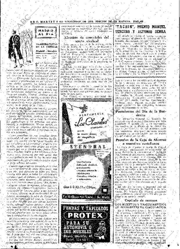 ABC MADRID 08-11-1960 página 69