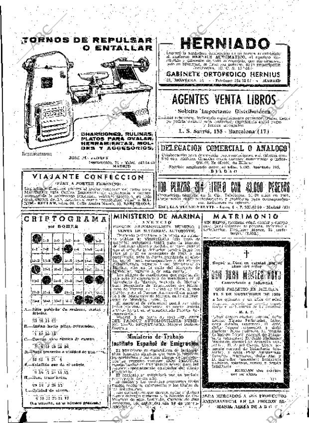 ABC MADRID 08-11-1960 página 90