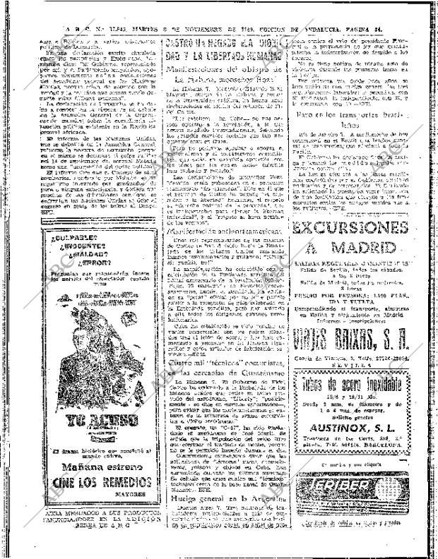 ABC SEVILLA 08-11-1960 página 34