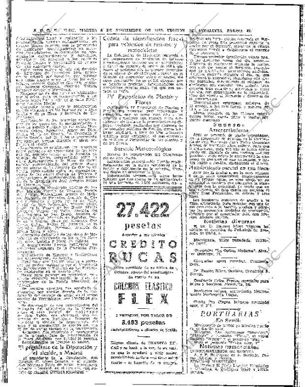 ABC SEVILLA 08-11-1960 página 42