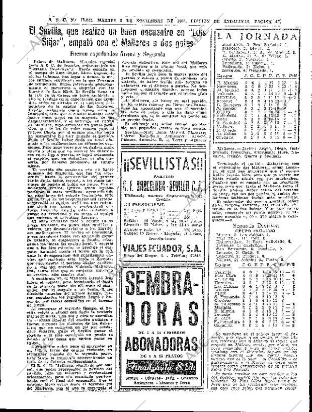 ABC SEVILLA 08-11-1960 página 45