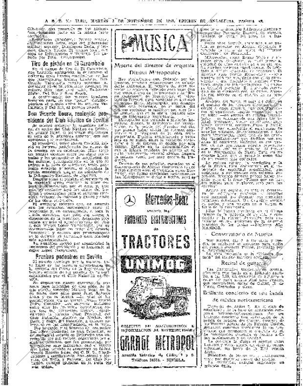 ABC SEVILLA 08-11-1960 página 48