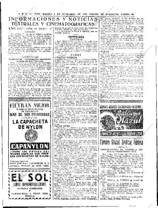 ABC SEVILLA 08-11-1960 página 49