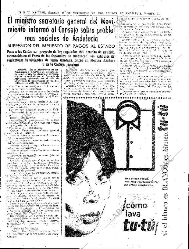 ABC SEVILLA 12-11-1960 página 31