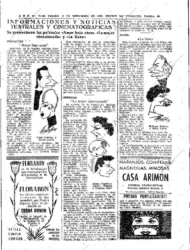 ABC SEVILLA 12-11-1960 página 45