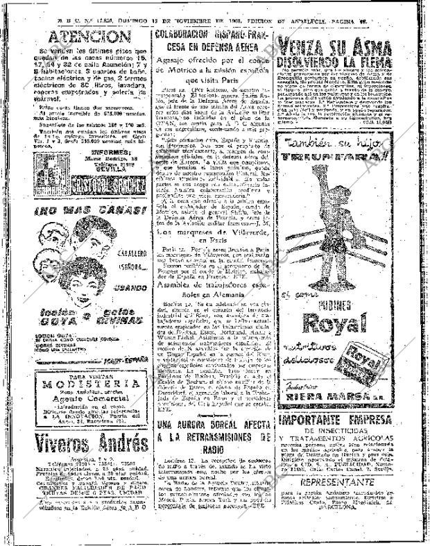 ABC SEVILLA 13-11-1960 página 48