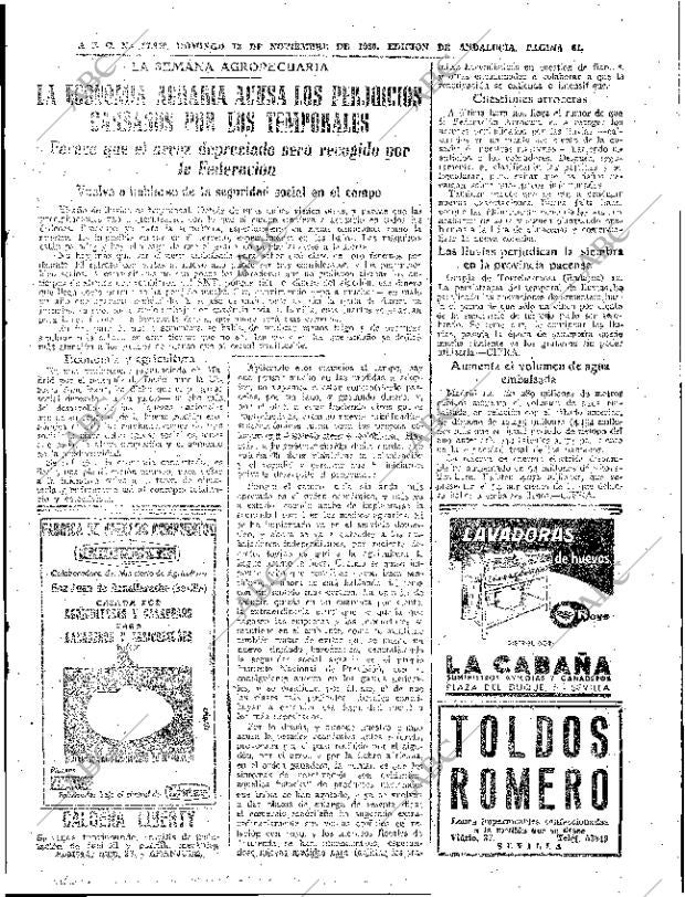 ABC SEVILLA 13-11-1960 página 61