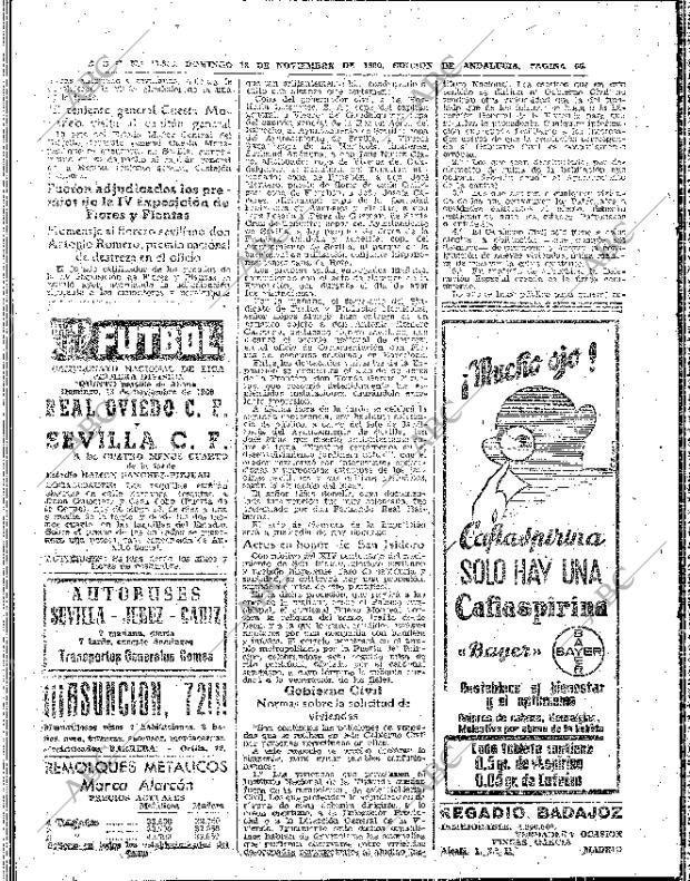 ABC SEVILLA 13-11-1960 página 66