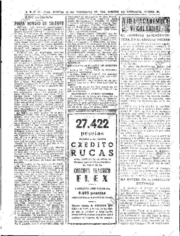 ABC SEVILLA 15-11-1960 página 41