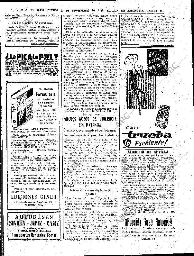 ABC SEVILLA 17-11-1960 página 28