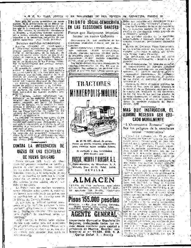 ABC SEVILLA 17-11-1960 página 32