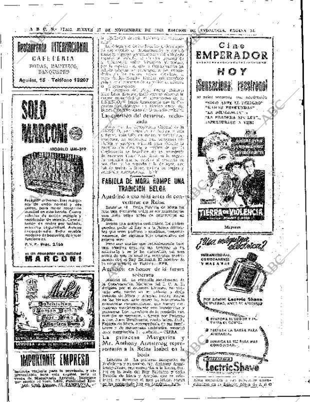 ABC SEVILLA 17-11-1960 página 34