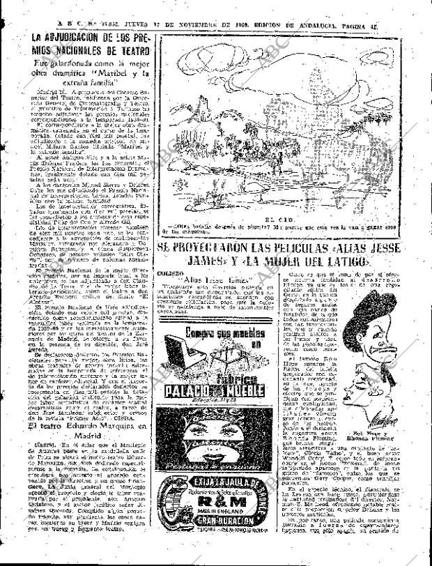 ABC SEVILLA 17-11-1960 página 45