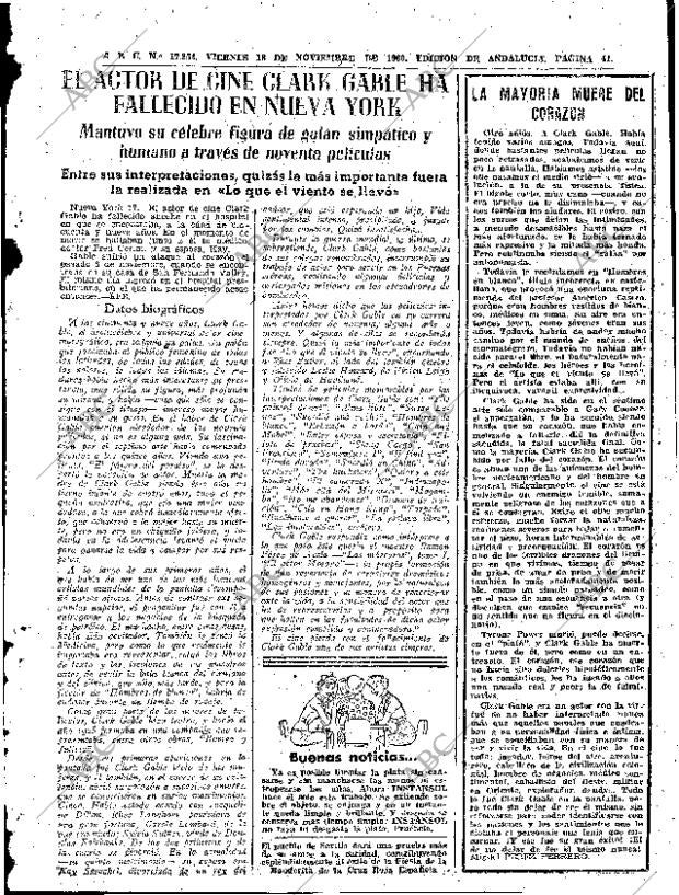 ABC SEVILLA 18-11-1960 página 41