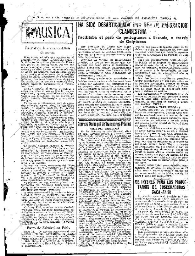 ABC SEVILLA 18-11-1960 página 43