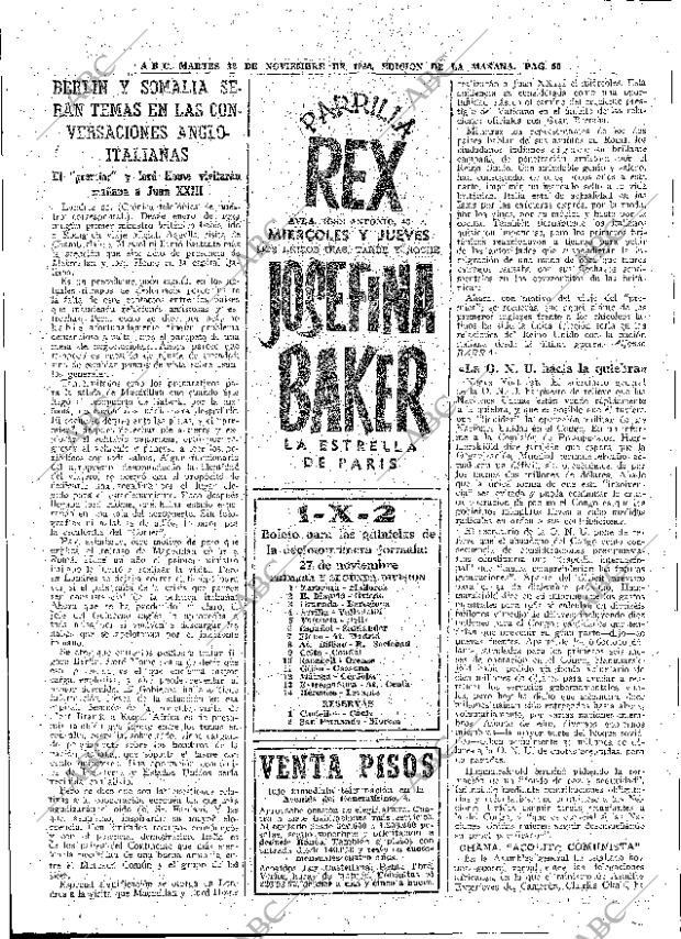 ABC MADRID 22-11-1960 página 50