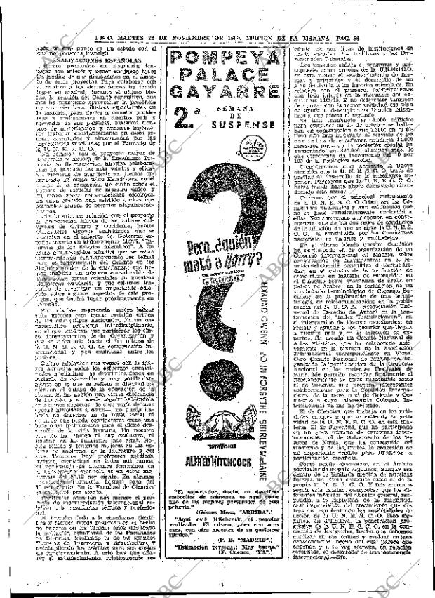 ABC MADRID 22-11-1960 página 56
